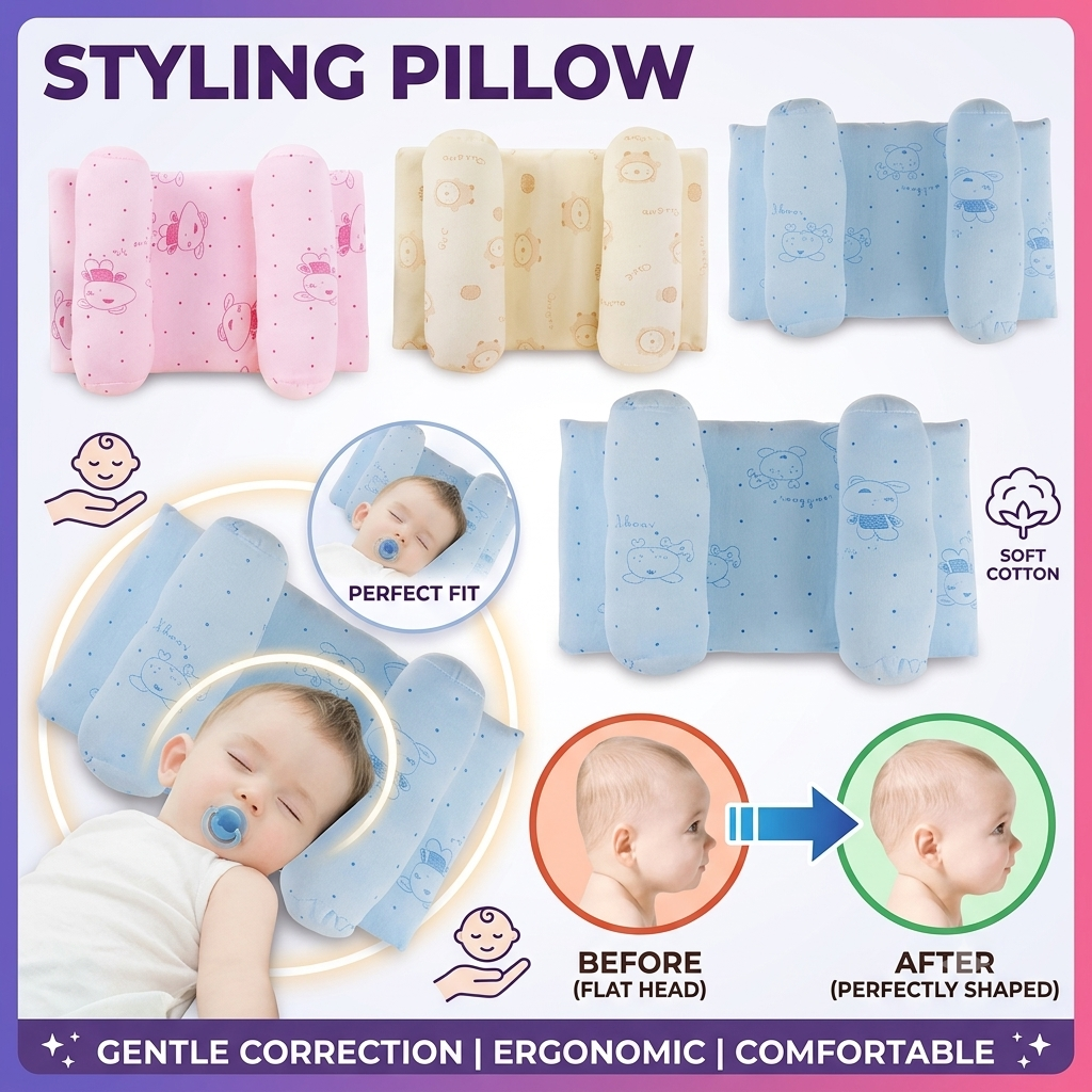 Baby Anti-Roll Sleeping Positioner Pillow