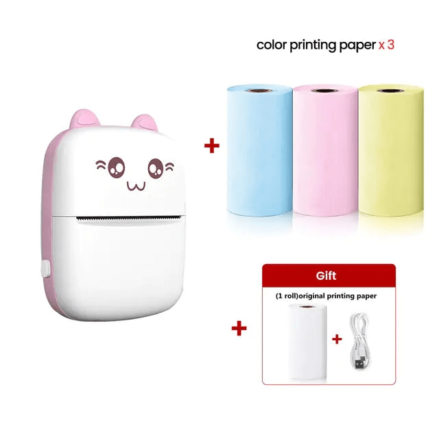 Mini Portable Photo Printer — Bluetooth Instant Pocket Printer