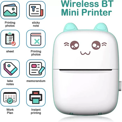 Mini Portable Photo Printer — Bluetooth Instant Pocket Printer