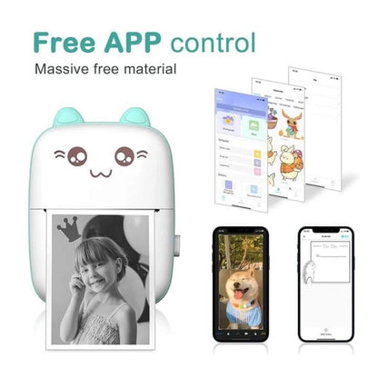Mini Portable Photo Printer — Bluetooth Instant Pocket Printer