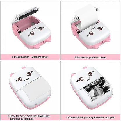 Mini Portable Photo Printer — Bluetooth Instant Pocket Printer